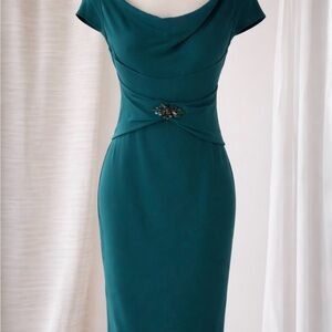 Valentino Teal Midi Dress